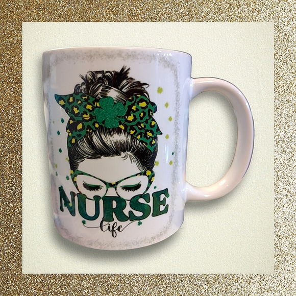 Nurse Life"  Handcrafted Ceramic Mug - Picture 2 of 4